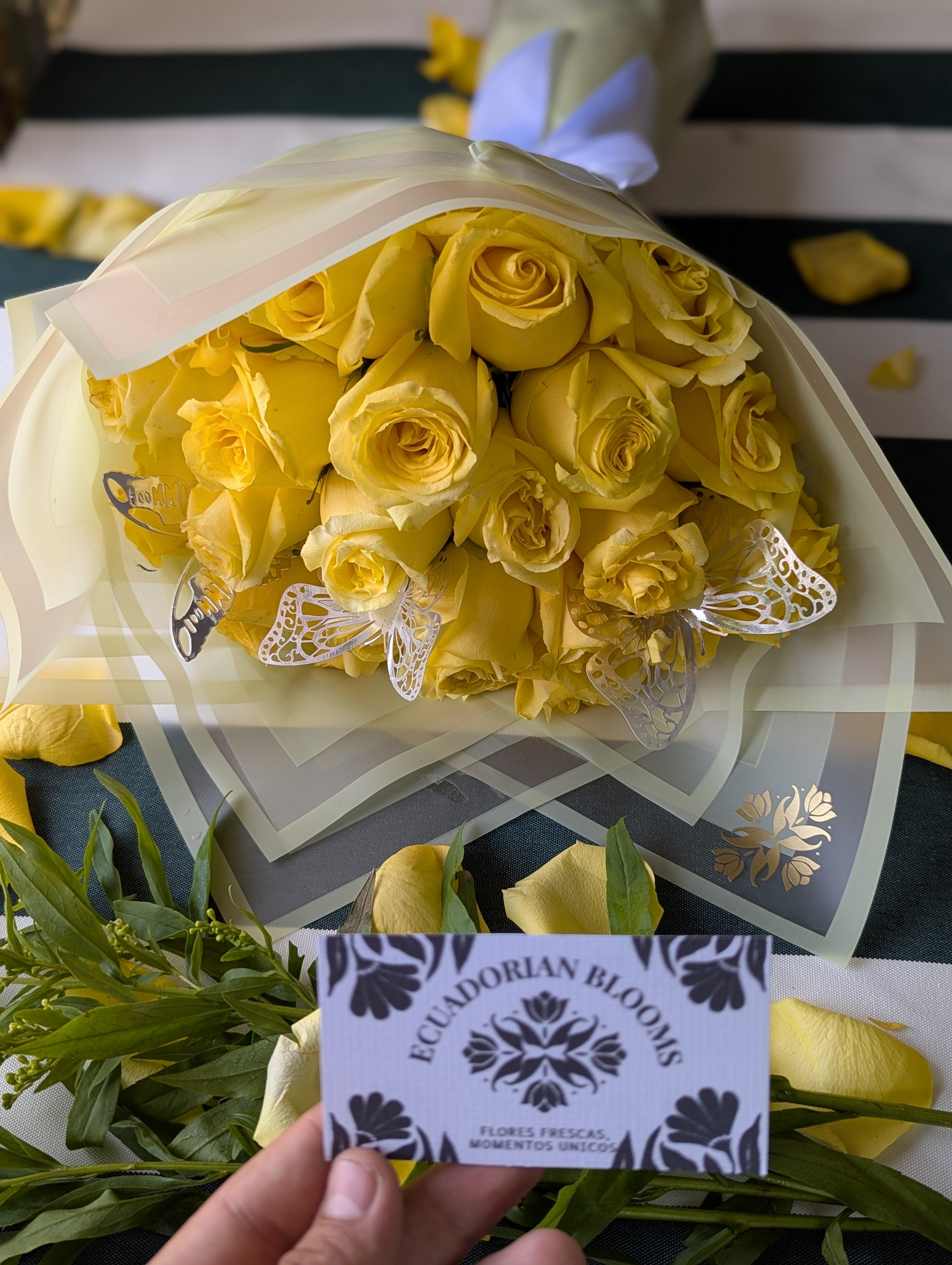 Ramo de Flores Amarillo Bouquet