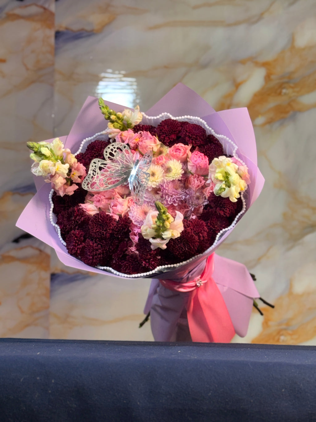 Ramo de Flores Purple Garden Bouquet