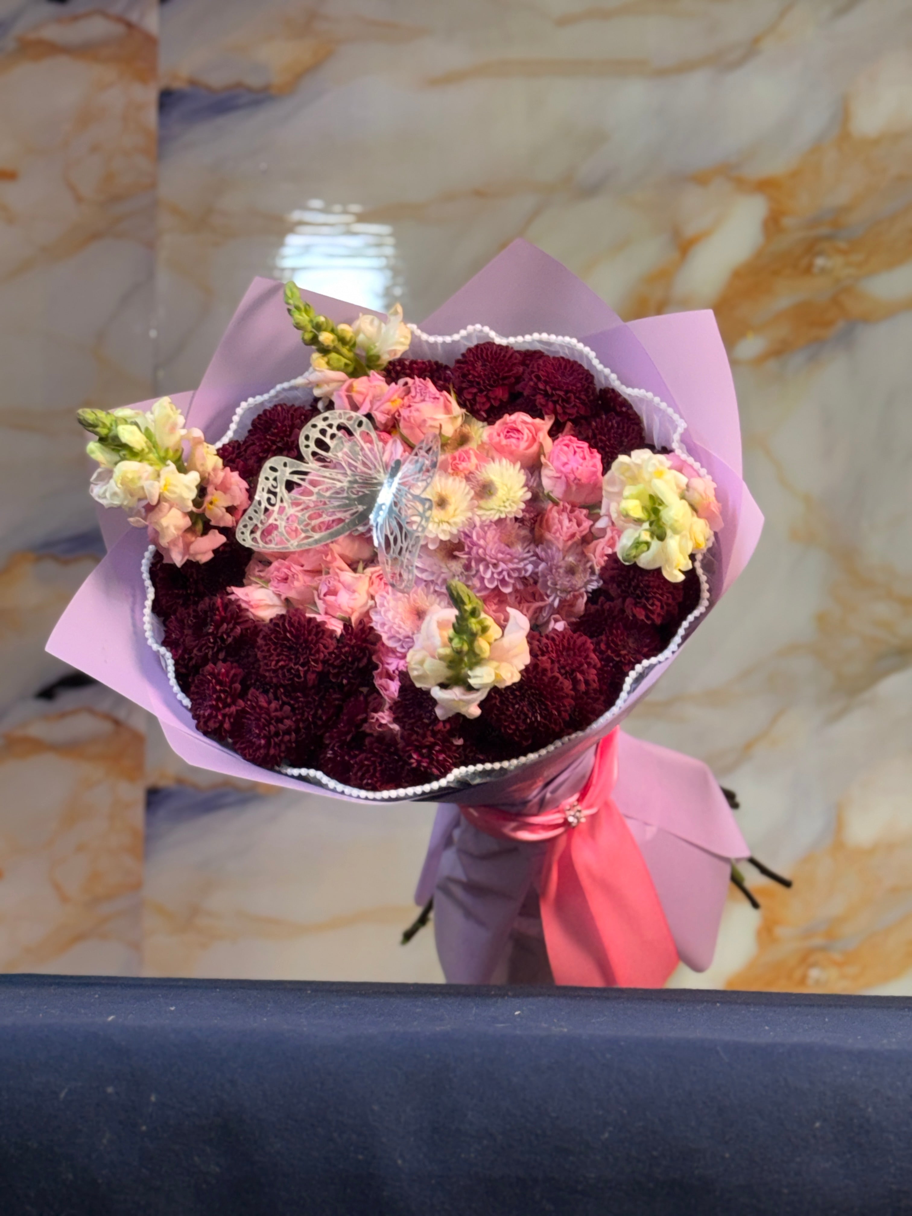 Ramo de Flores Purple Garden Bouquet
